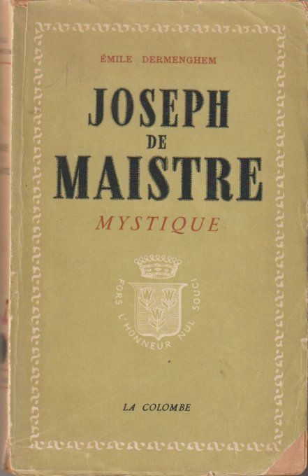 Joseph de Maistre mystique